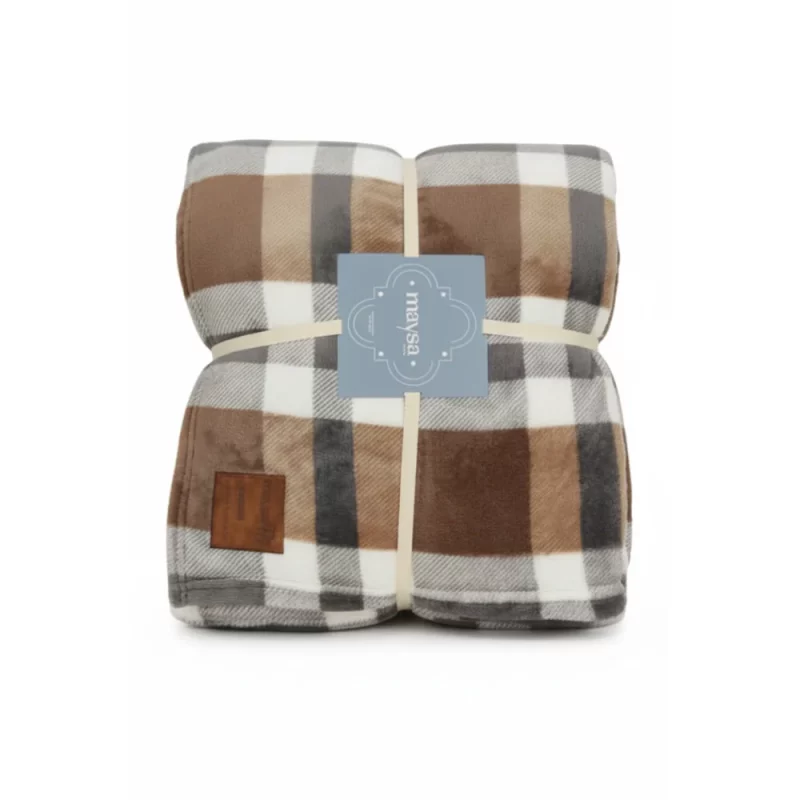 پتوی مسافرتی مایسا مدل چهارخانه